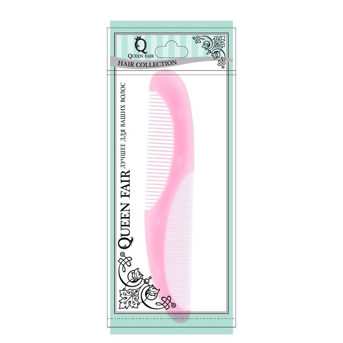 Расчёска комбинированная, двусторонняя, цвета МИКС