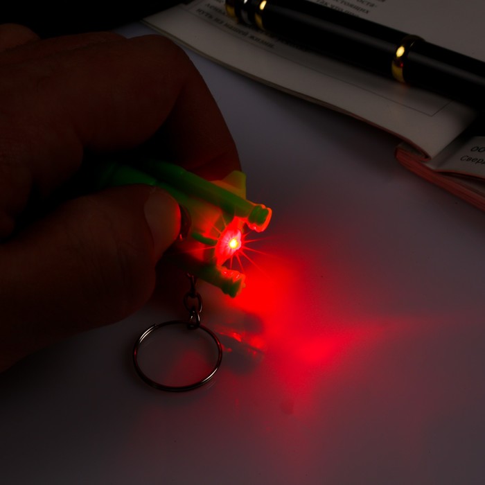 Брелок световой "Истребитель", цвета МИКС