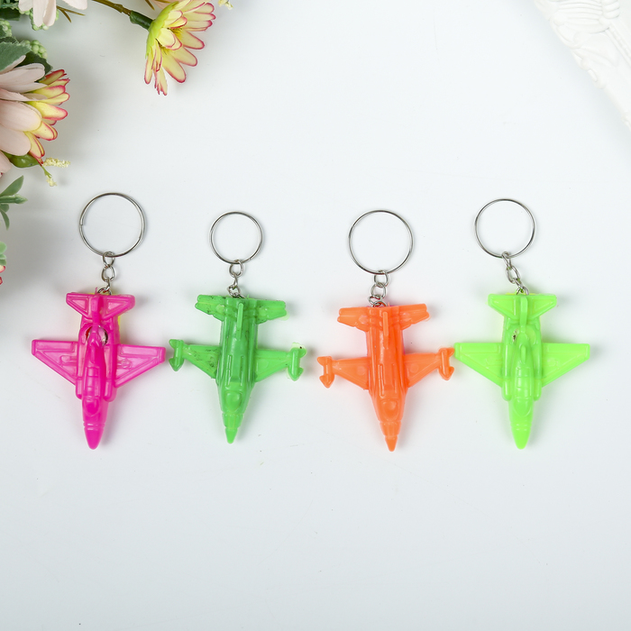 Световой брелок "Самолёт", МИКС