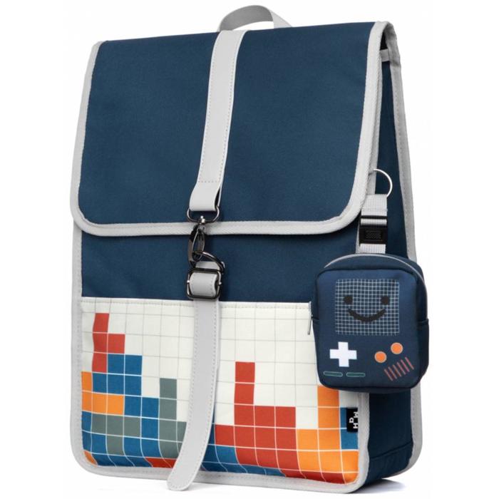 

Рюкзак MAH MR20C1976B01 темно-синий/светло-серый, 14"