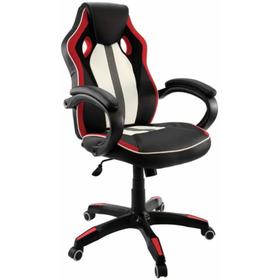 

Кресло игровое PROF 35-15 красная вставка