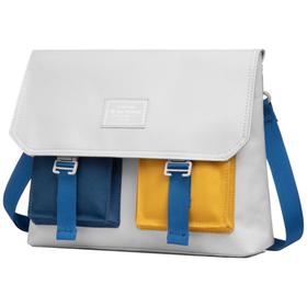 

Сумка плечевая MAH M200112S01 светло-серый/темно-синий/желтый, 9.7"