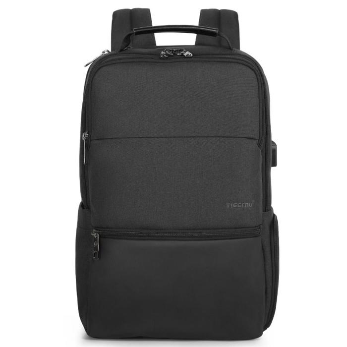 

Рюкзак с USB Tigernu T-B3905M черный, 15.6"