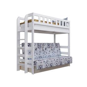 

Двухъярусная кровать №3 из массива древесины, 800 × 1900 мм, 1100 × 1900 мм, цвет белый