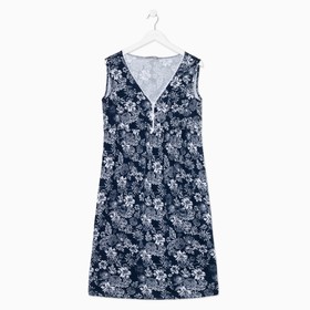 

Ночная сорочка женская, цвет тёмно-синий, размер 52