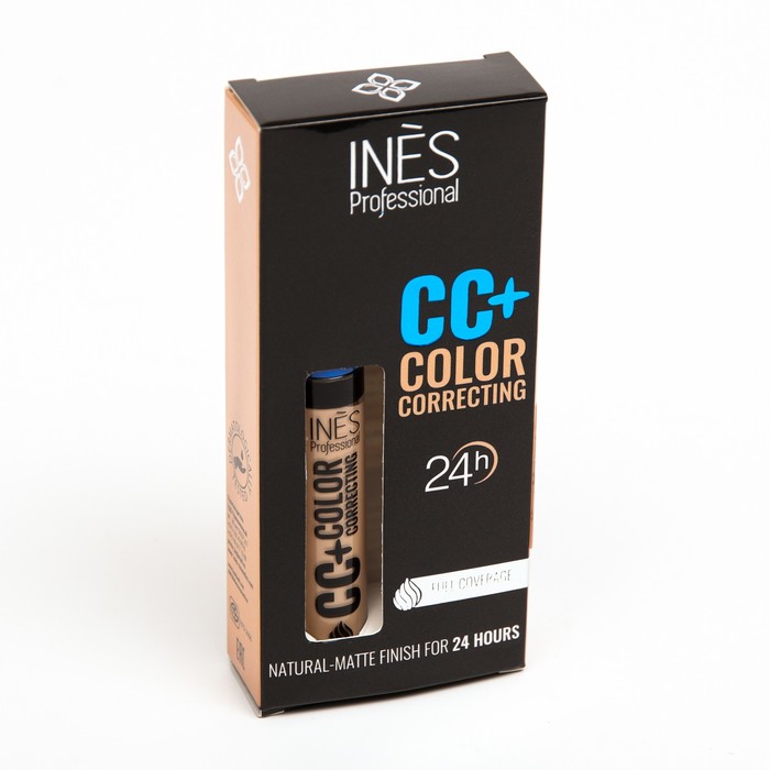 

Жидкий корректор, INES COSMETICS, CC+Color, тон 03
