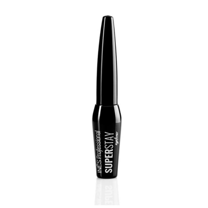 

Подводка для глаз, INES COSMETICS, SUPER STAY, черная, 5 мл
