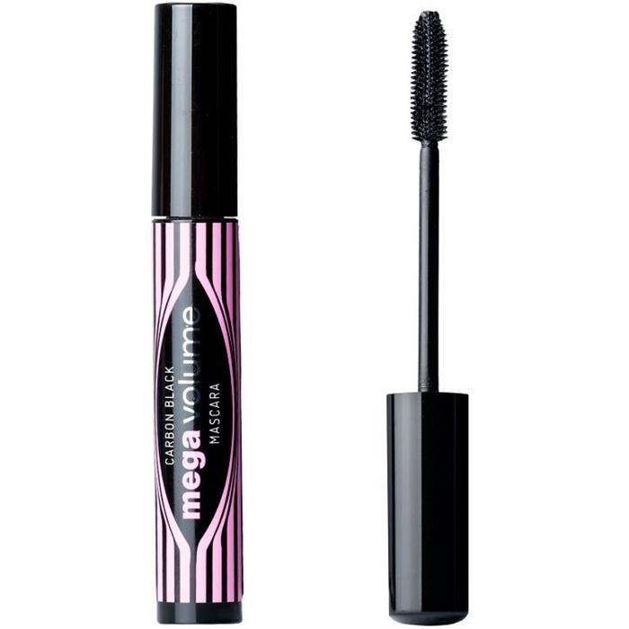 Тушь для ресниц, INES COSMETICS, Mega Volume Carbon Black Mascara, 9 мл