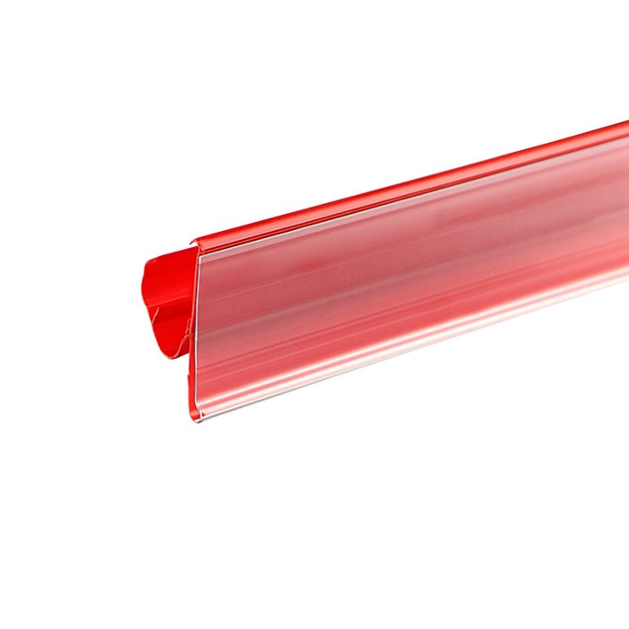 Ценникодержатель двухпозиционный, 988 мм, цвет красный