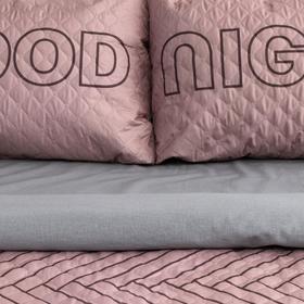 

Комплект "Этель" Goodnight, покрывало 230х210 ±5 см и наволочки 50х70 - 2 шт, микрофибра