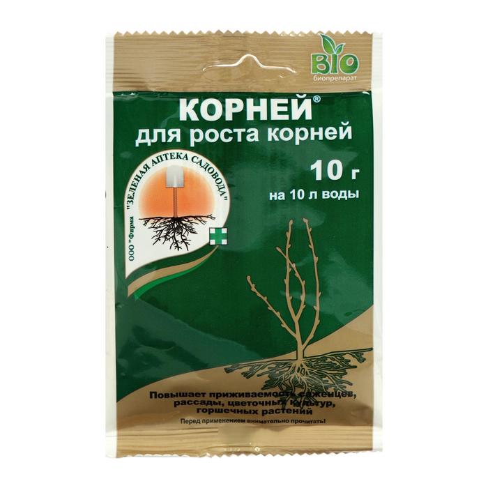 Стимулятор корнеобразования "Корней" для роста корней, 10 г