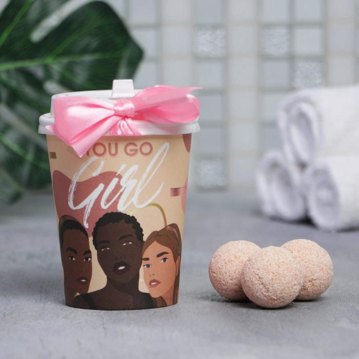 

Бомбочка для ванн в картонном стакане You go