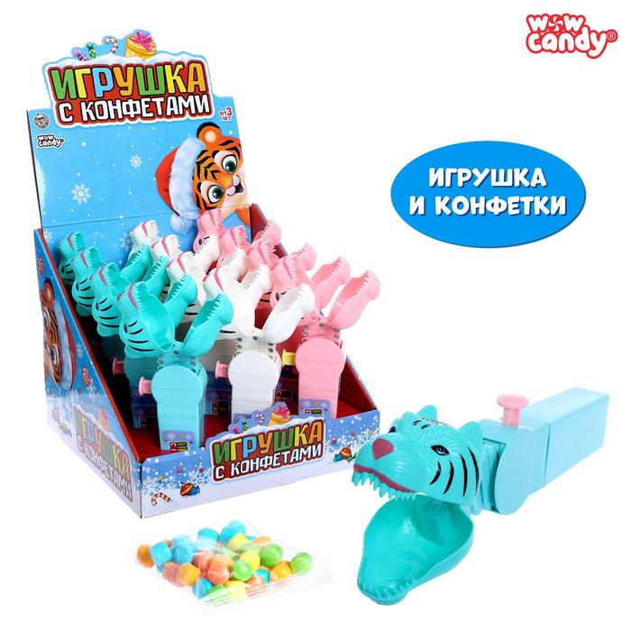 

Игрушка с конфетками «Тигр», цвета МИКС