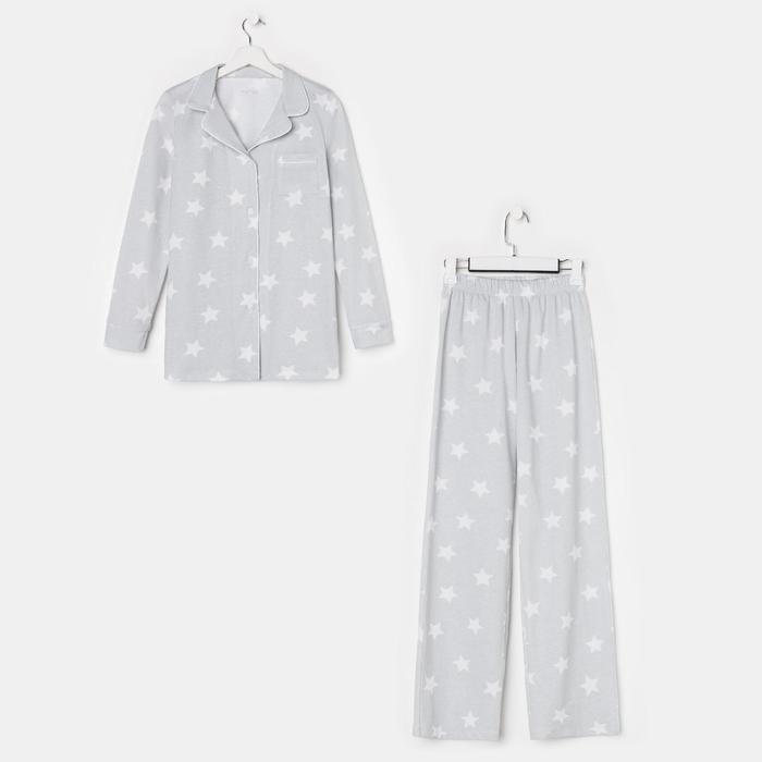 цена Пижама женская (рубашка и брюки) KAFTAN Star размер 40-42