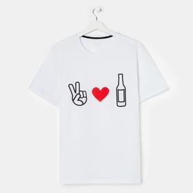 Футболка мужская KAFTAN "Love beer" р.54