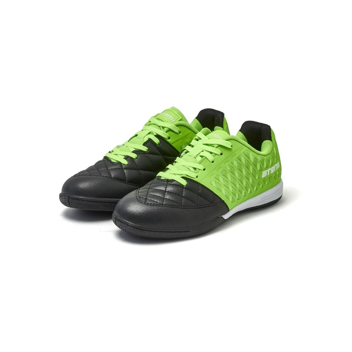 Бутсы футбольные Atemi SD700 INDOOR, цвет салатово-чёрный, синтетическая кожа, размер 36