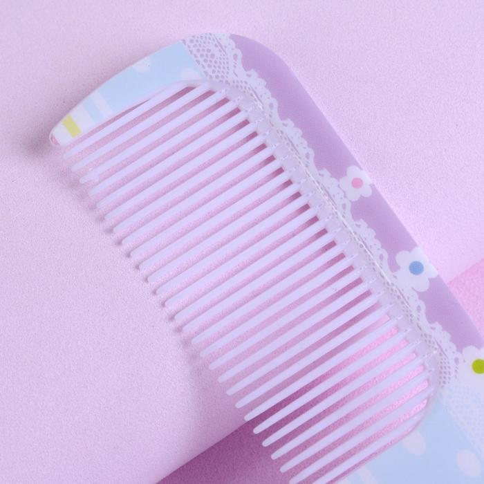 Расчёска с ручкой, цвета МИКС