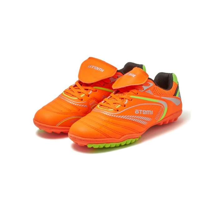 фото Бутсы футбольные atemi sd300 turf, оранжевые, синтетическая кожа, размер 32