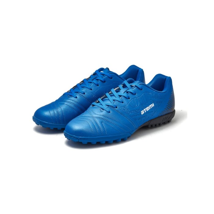 Бутсы футбольные Atemi SD550 TURF, голубые, синтетическая кожа, размер 33