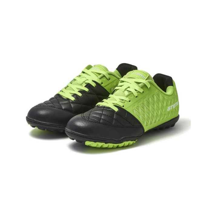 фото Бутсы футбольные atemi sd700 turf, цвет салатово-чёрный, синтетическая кожа, размер 30