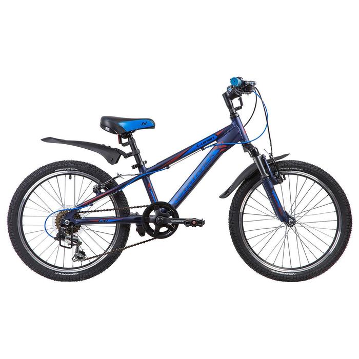 фото Велосипед 20" novatrack lumen, 2019, цвет синий
