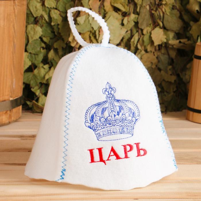 

Шапка для бани "ЦАРЬ"