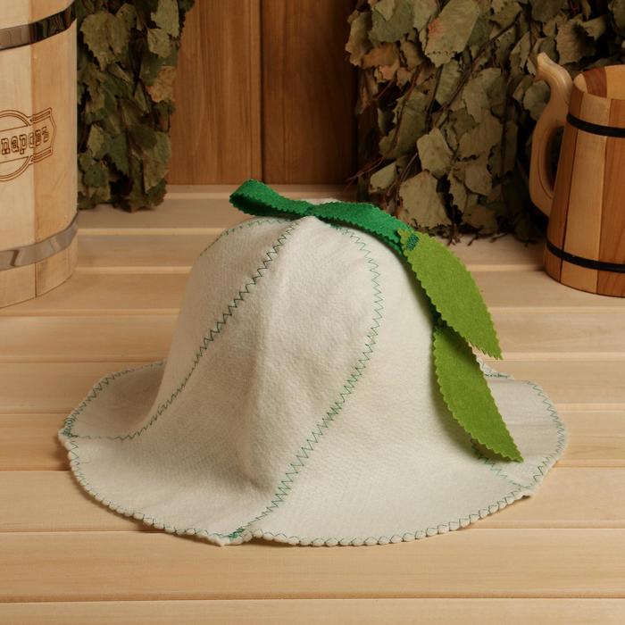 

Шапка для бани "ВЬЮНОК"