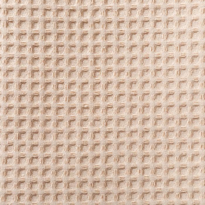 фото Полотенце вафельное этель 70х140 см. цвет бежевый, 100% хлопок, пл 240 г/м2