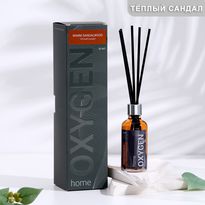 

Диффузор ароматический OXYGEN HOME "Warm sandalwood", 50 мл, теплый сандал