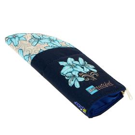 

Пенал мягкий тубус-подставка, 85 х 210 мм, "Лилия джинс"