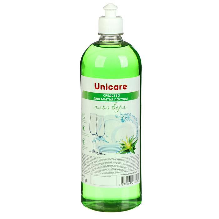 

Средство для мытья посуды Unicare "Алоэ Вера", 1 л