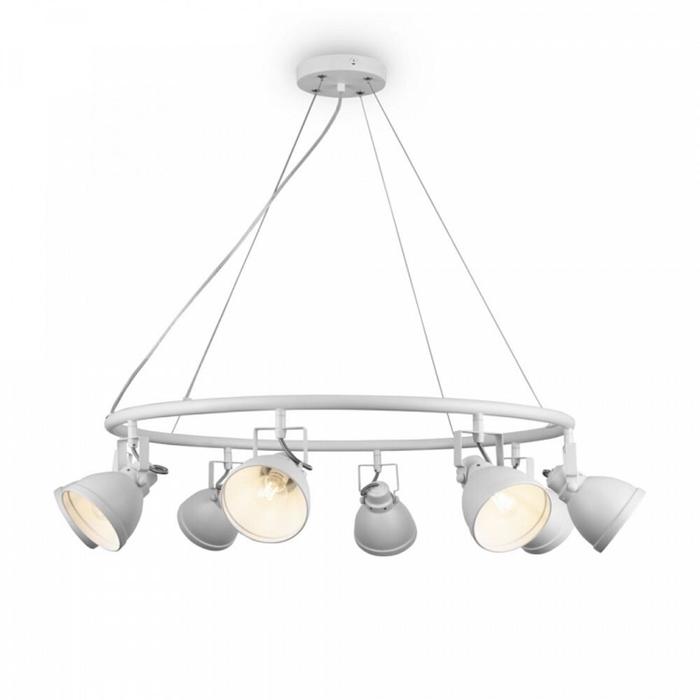 Люстра Roslyn, 8x40Вт E14, цвет белый