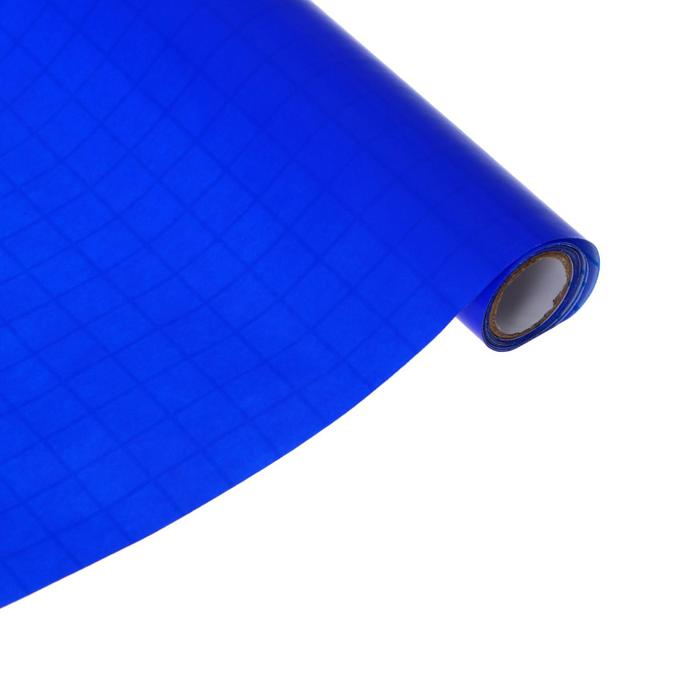 фото Пленка самоклеящаяся для книг "devente" 45 x 100 см, голубой полупрозрачный пвх 90 мкм, в рулоне