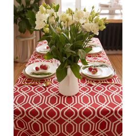 

Скатерть Доляна Plexus 150*300 +/- 2 см, 100% п/э