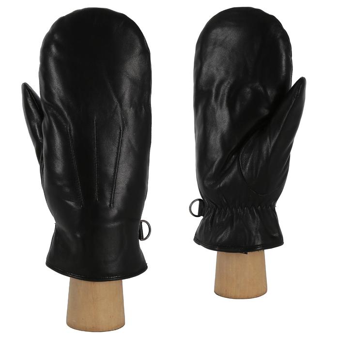 фото Fm10-1f black fabretti рукавицы муж. нат. кожа (размер 9),черный