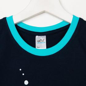 

Футболка для мальчика, цвет тёмно-синий, рост 116-122 см