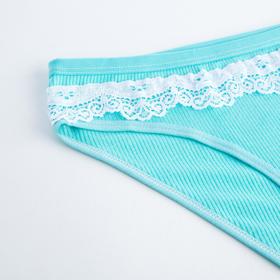 

Трусы женские слипы, цвет бирюзовый, размер 44-46