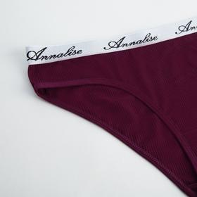 

Трусы женские слипы, цвет бордовый, размер 42-44