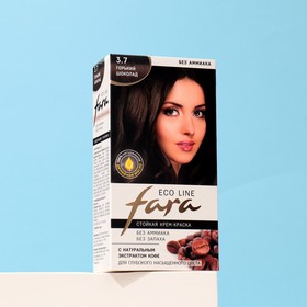 Краска для волос FARA Eco Line 3.7 горький шоколад, 125 г