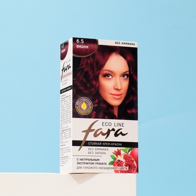 Краска для волос FARA Eco Line 6-5 вишня, 125 г