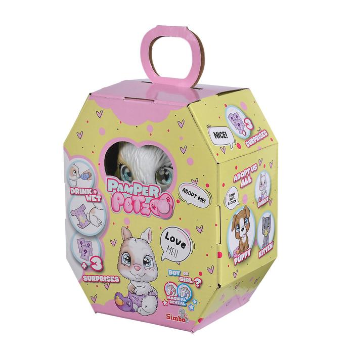 

Кролик 15 см Pamper Petz, с аксессуарами