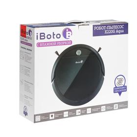 Робот-пылесос iBoto AQUA X220G, 25 Вт, сухая/влажная, 0.25/0.12 л, чёрный от Сима-ленд
