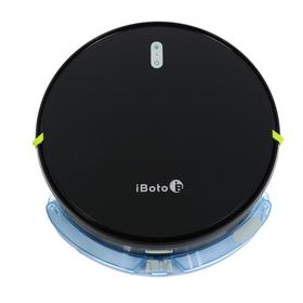 

Робот-пылесос iBoto SMART X425GWE AQUA, 60 Вт, сухая/влажная, 0.8/0.18 л, чёрный