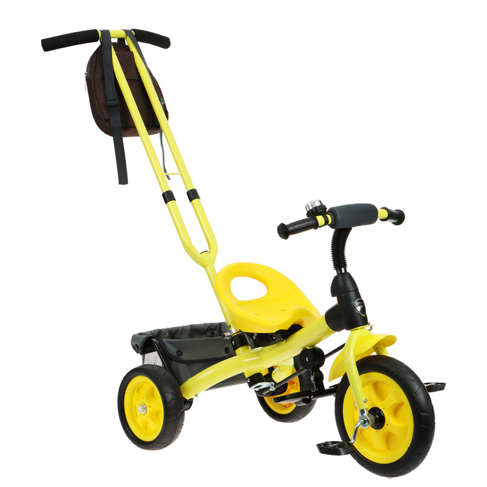 Велосипед трехколесный Лучик Vivat 3, цвет желтый трехколесный велосипед galaxy лучик vivat 3 красный