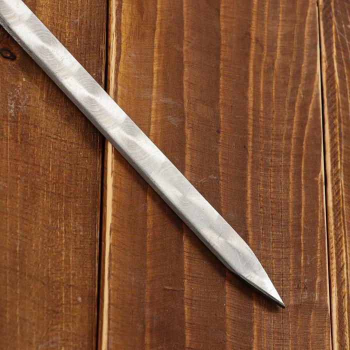 Набор подарочный 6 шампуров+нож-вилка на деревянном щите