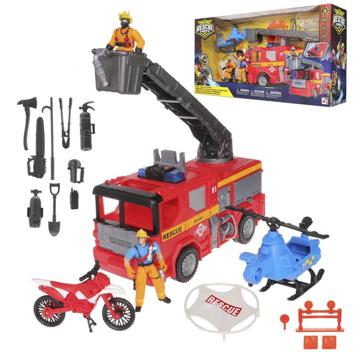 цена Игровой набор «Спасательная пожарная машина»
