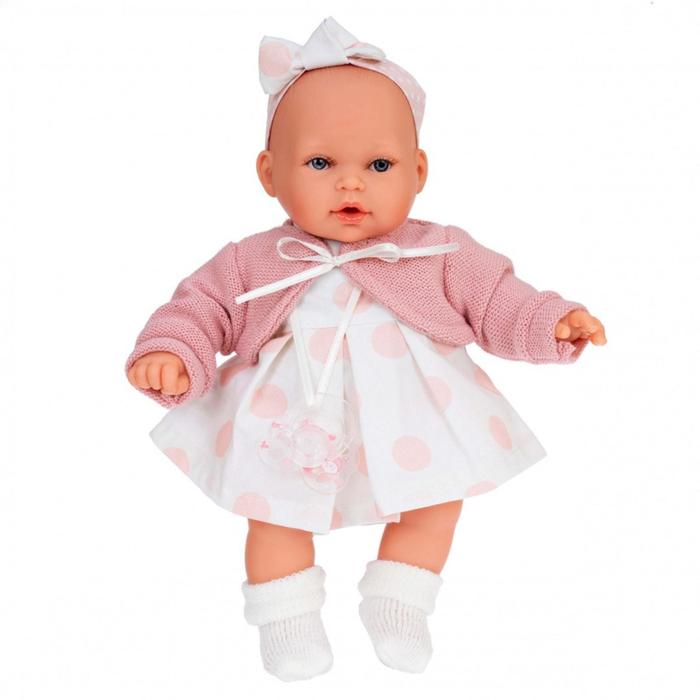 Кукла «Памела», в розовом, озвученная (плач), 27см