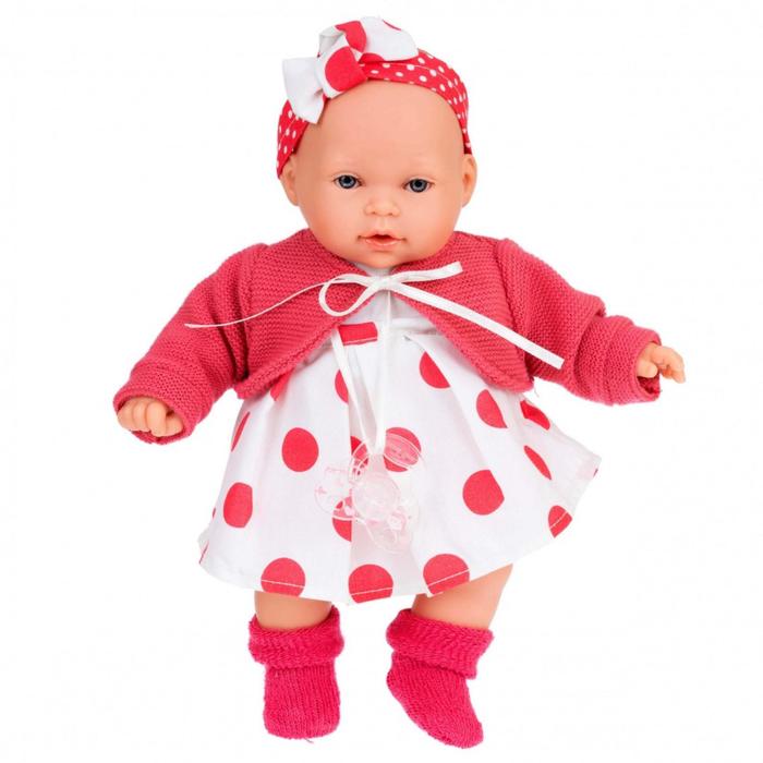 Кукла «Памела», в красном, озвученная (плач), 27см