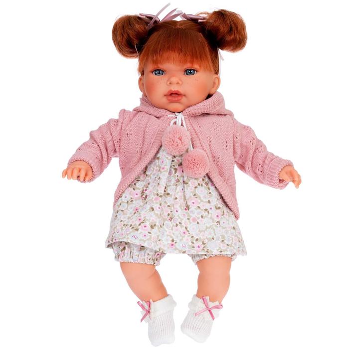 Кукла «Жозефа», в розовом озвученная (мама, папа, смех), 37 см