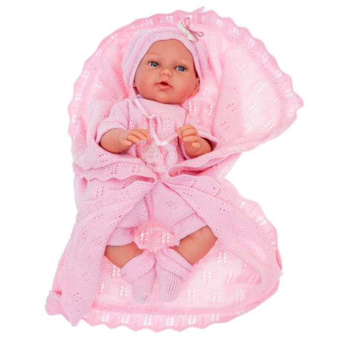 Кукла «Лючия», в розовом, мягконабивная, гибкая, 29 см